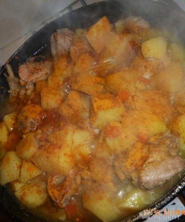 Жаркое из курицы с картошкой: рецепт приготовления