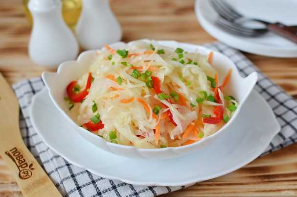 Заправка для салата из свежей капусты: рецепт с фото - samchef.ru