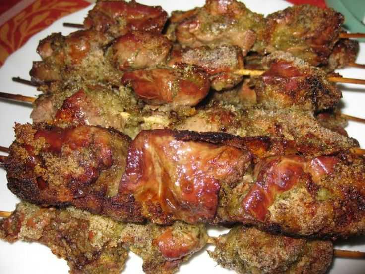 Отбивные из свиной печени в сметанно-чесночном соусе - рецепт с фотографиями - patee. рецепты