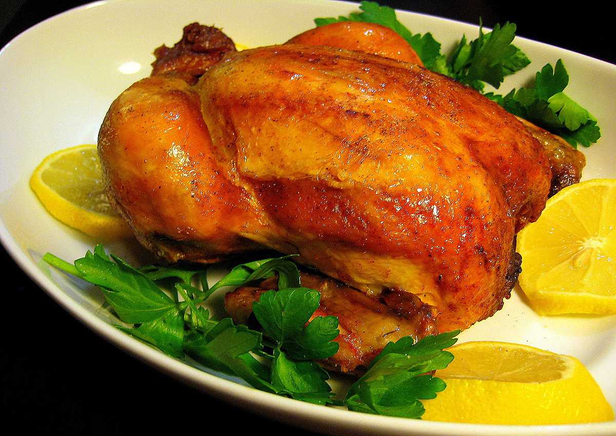 Курица в духовке целиком с картошкой, рецепт с фото - wowcook.net