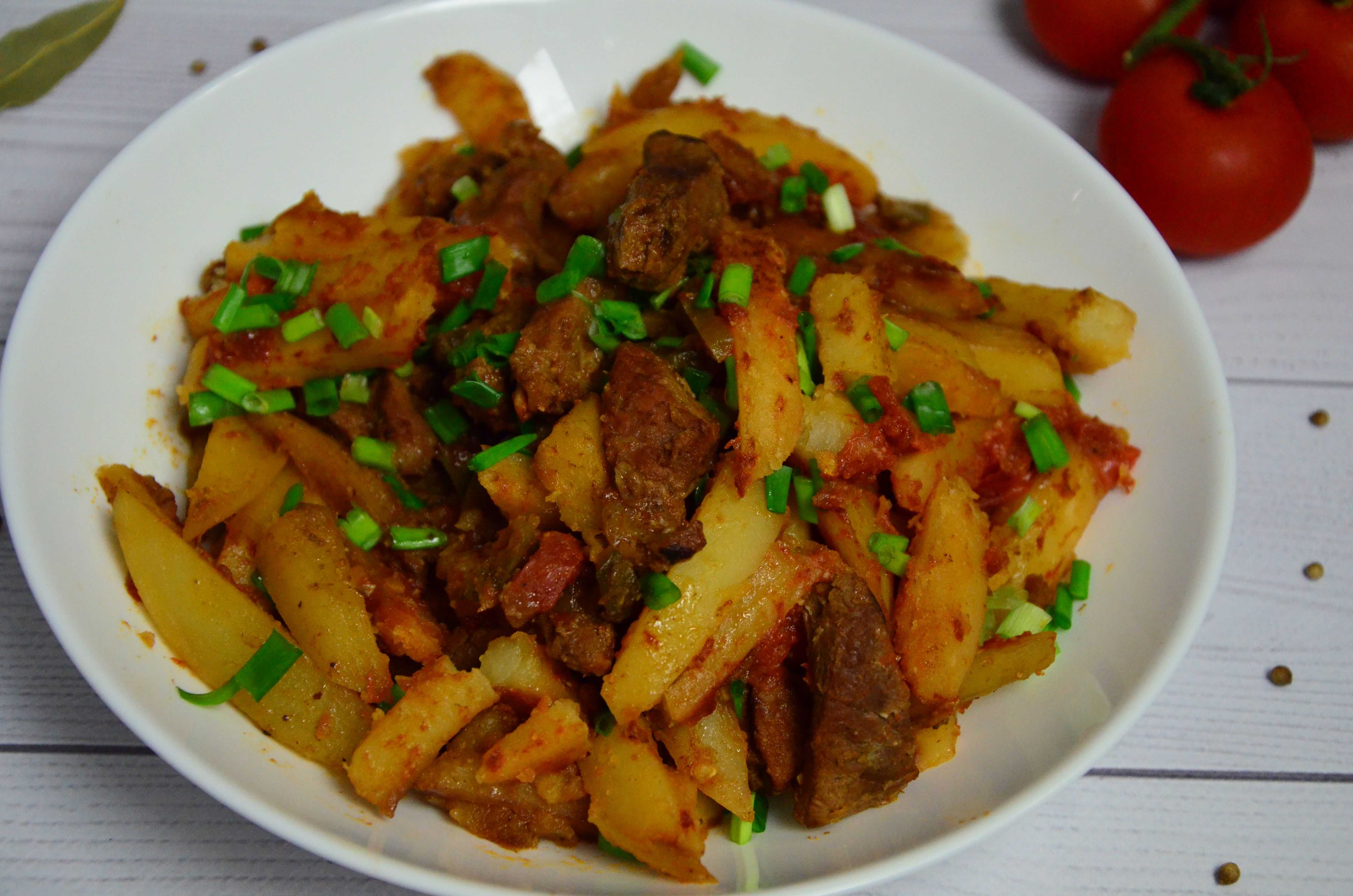 Азу из говядины рецепт с фото с картофелем