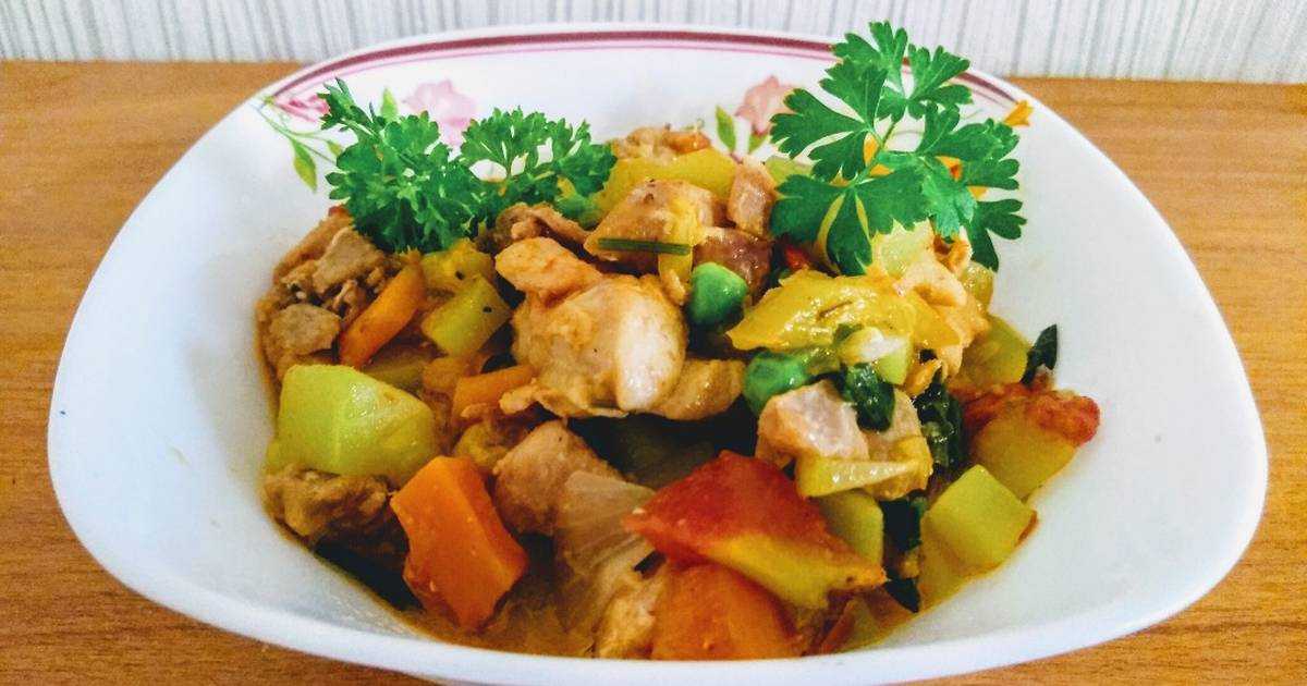 Овощное рагу с курицей — 6 способов приготовления