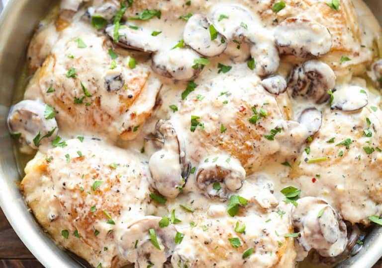 Курица в кефире на сковороде — пошаговый рецепт с фото