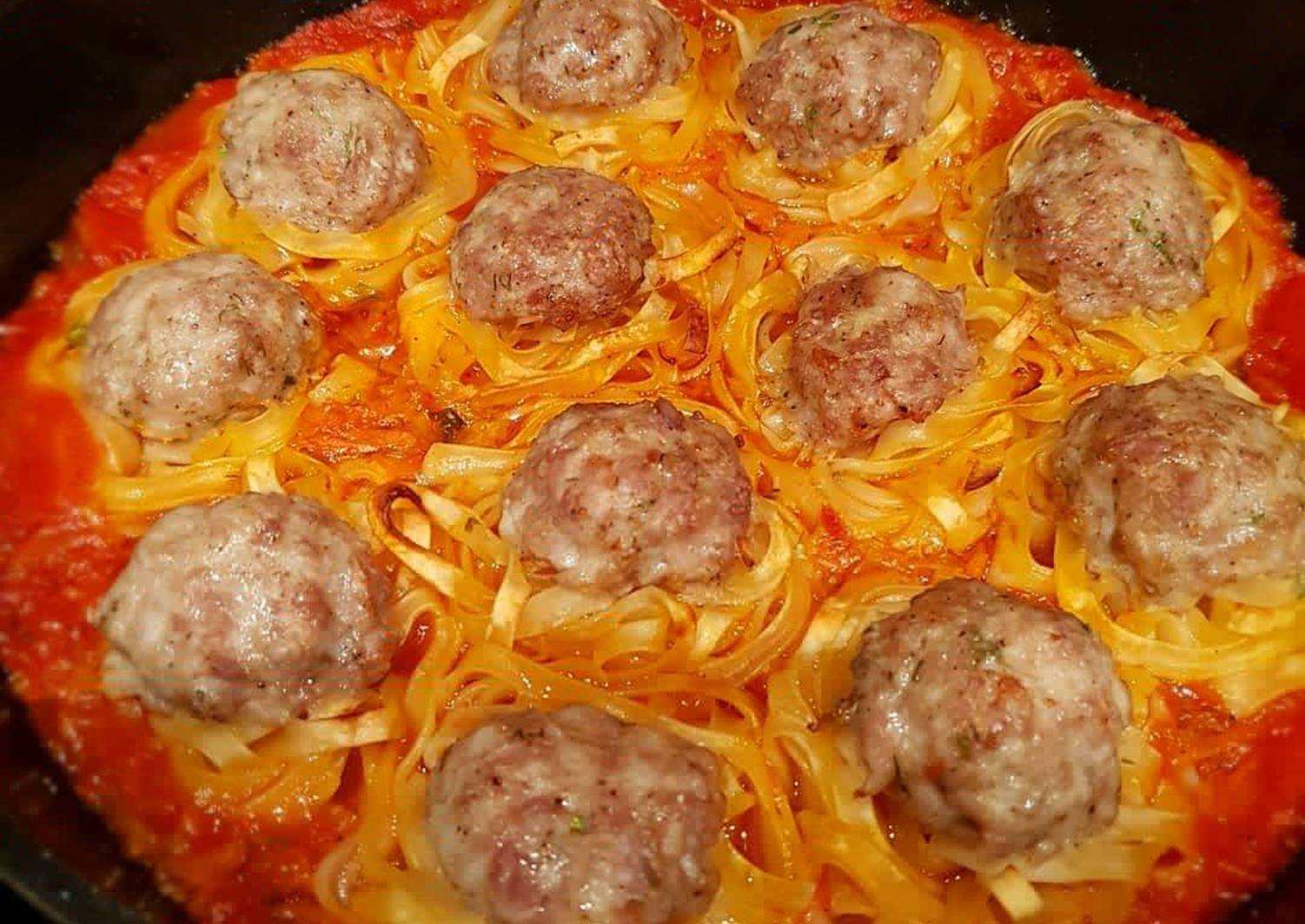 Гнезда с фаршем в духовке с макаронами в сливочном соусе рецепт с фото пошагово
