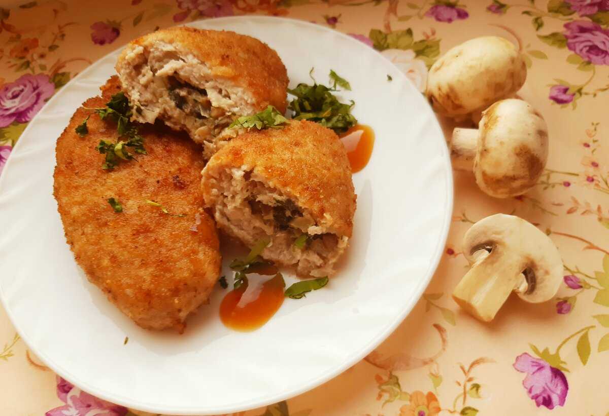 Мясные зразы с рисом и грибами - рецепт с фотографиями - patee. рецепты