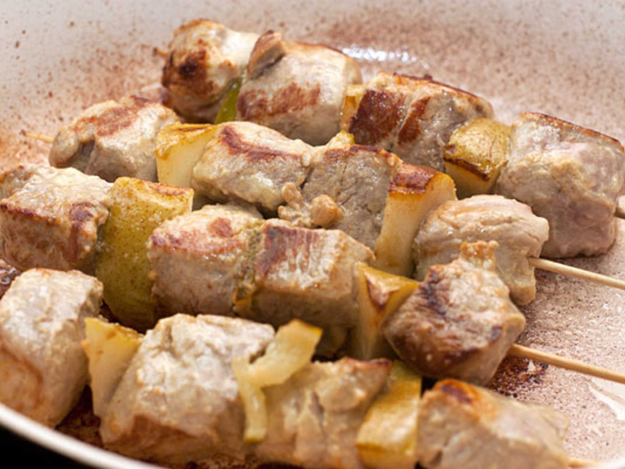 Шашлык на сковороде 2021 из свинины: 8 простых шагов рецепта с фото как жарить