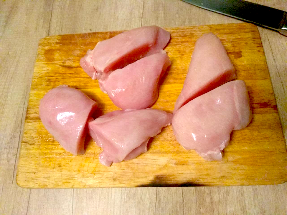 Отбивные из куриной грудки - 4 фото рецепта пошагово