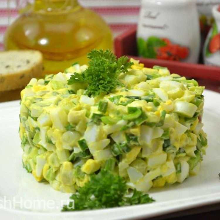 Салаты из яиц и огурцов- лучшие рецепты приготовления