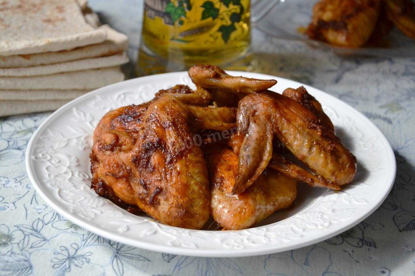 Куриные крылышки с корочкой в духовке — 5 рецептов с фотографиями