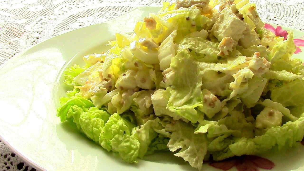 Салат из капусты и курицы - как готовить со свежими огурцами, грудкой и правильно выбрать заправку