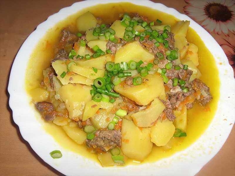 Жаркое из свинины с картошкой - 5 пошаговых рецептов с фото