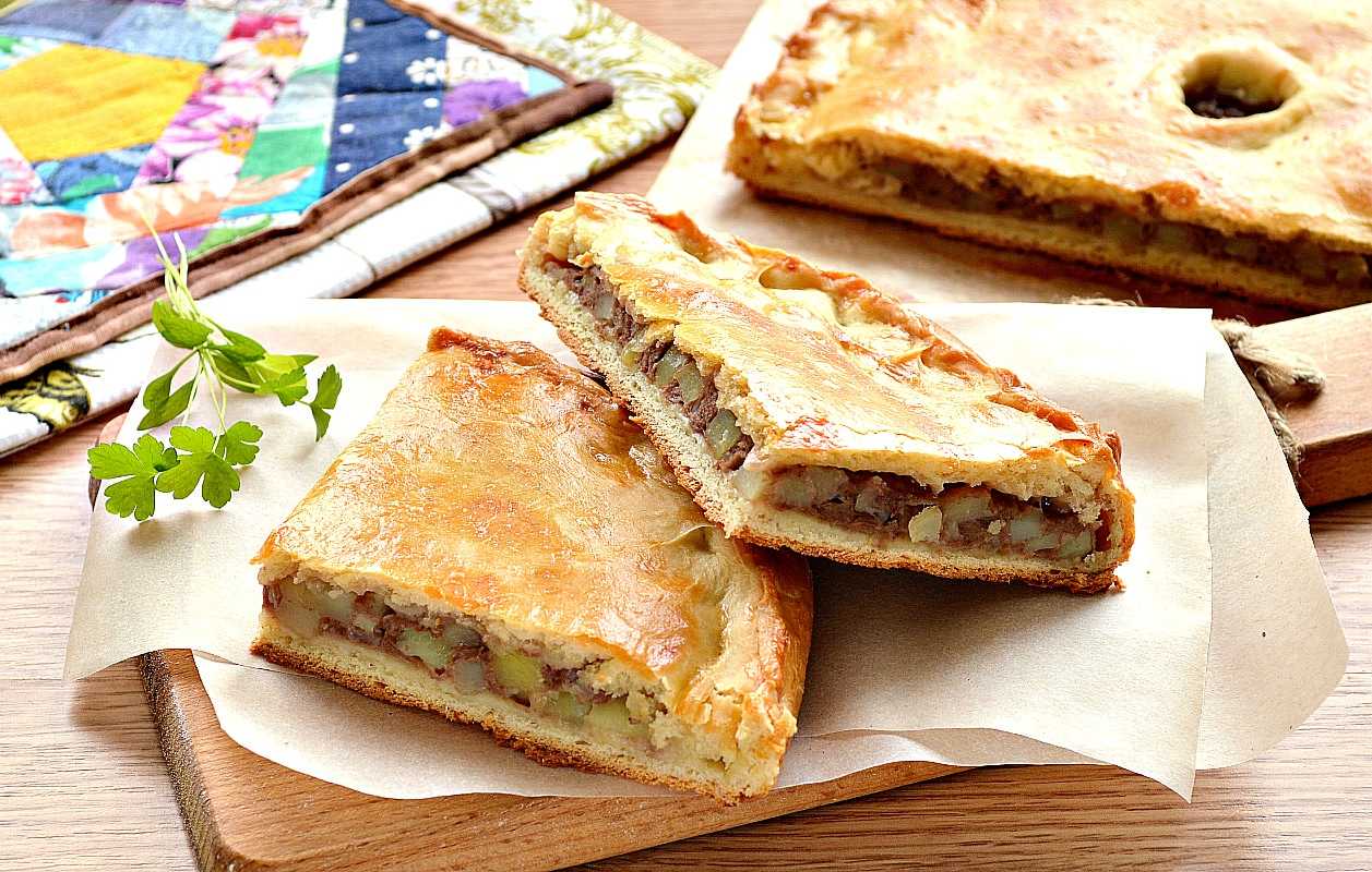 Как приготовить сочный пирог из курицы с картошкой