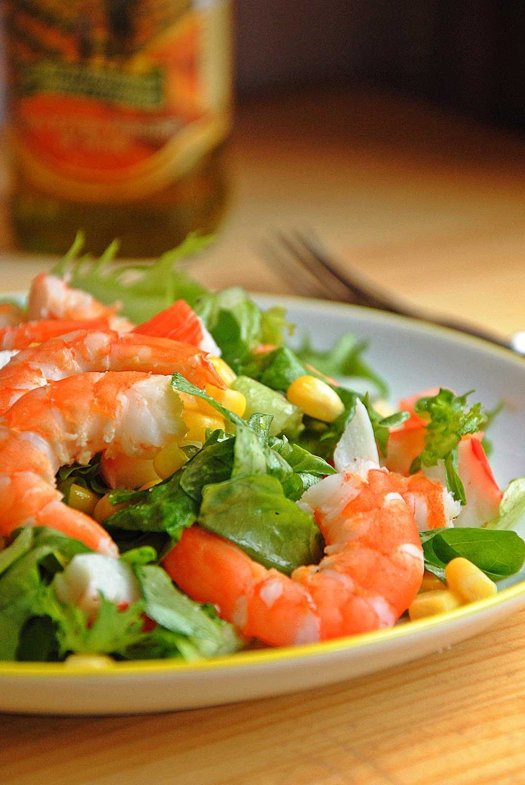 Салат с креветками без майонеза: 15 рецептов с фото — самый смак