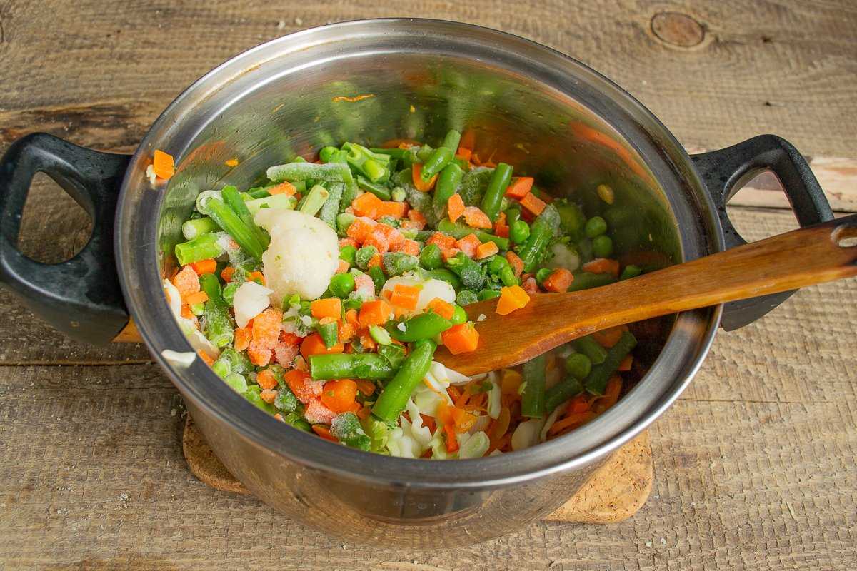 Суп из замороженных овощей - настоящее лето на вашем столе: рецепт с фото и видео