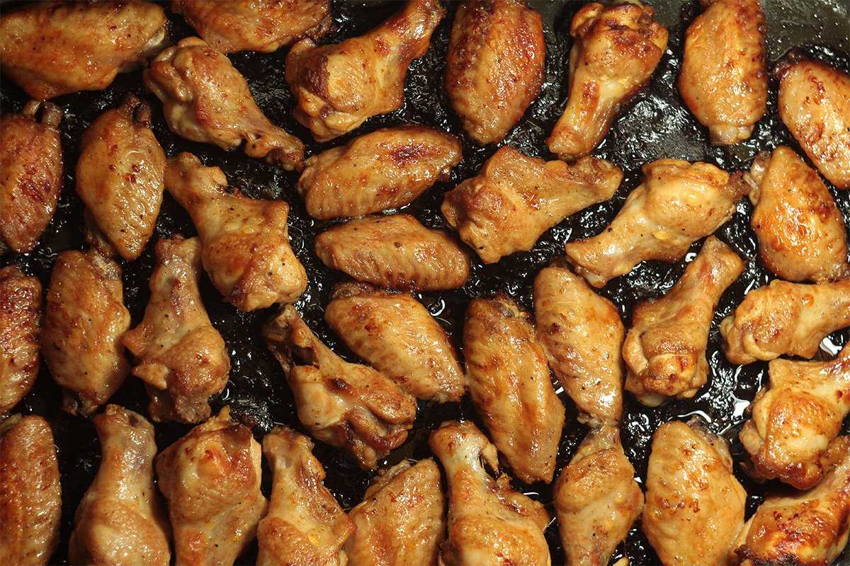 Куриные крылышки в медово-соевом соусе — 5 пошаговых рецептов
