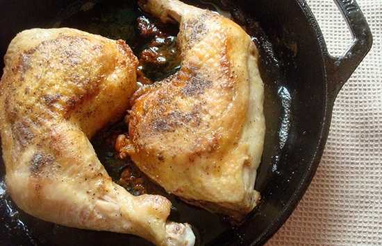 Куриные окорочка на сковороде - свежий рецепт 2019 года