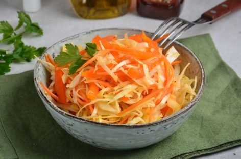 Салат из капусты с морковью «как в столовой» – 8 рецептов