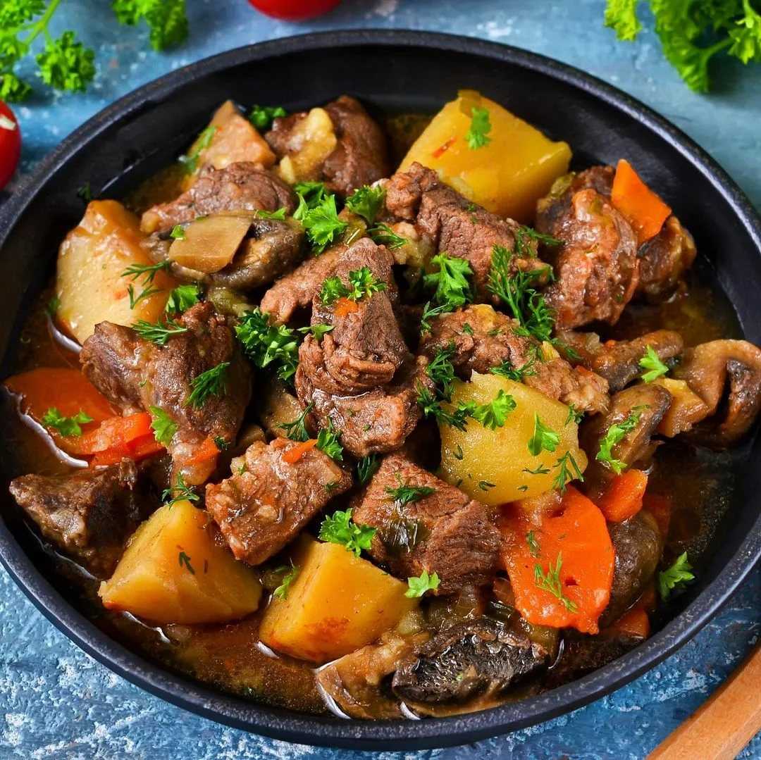 Жаркое из говядины с картошкой — пошаговый рецепт с фото