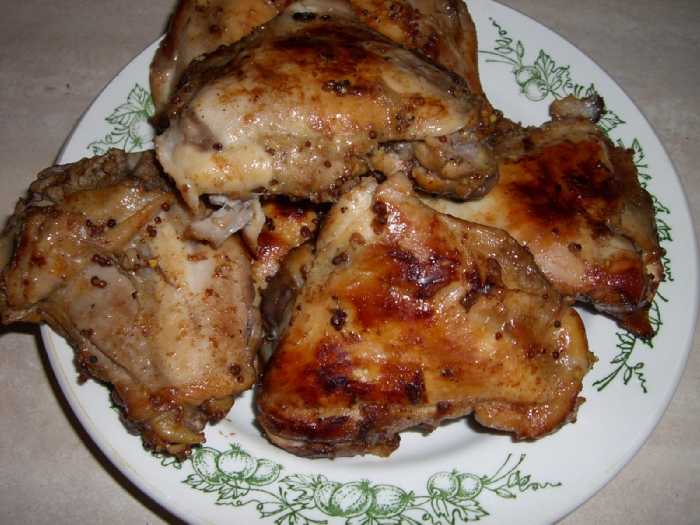 Рецепт из куриных бедер без кости в духовке рецепт с фото
