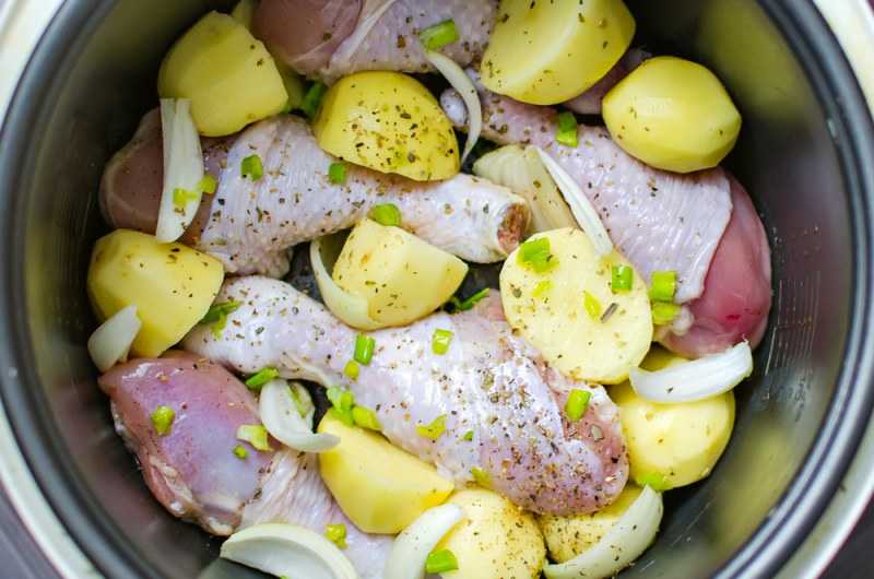 Курица с картофелем в пароварке — пошаговый рецепт с фото
