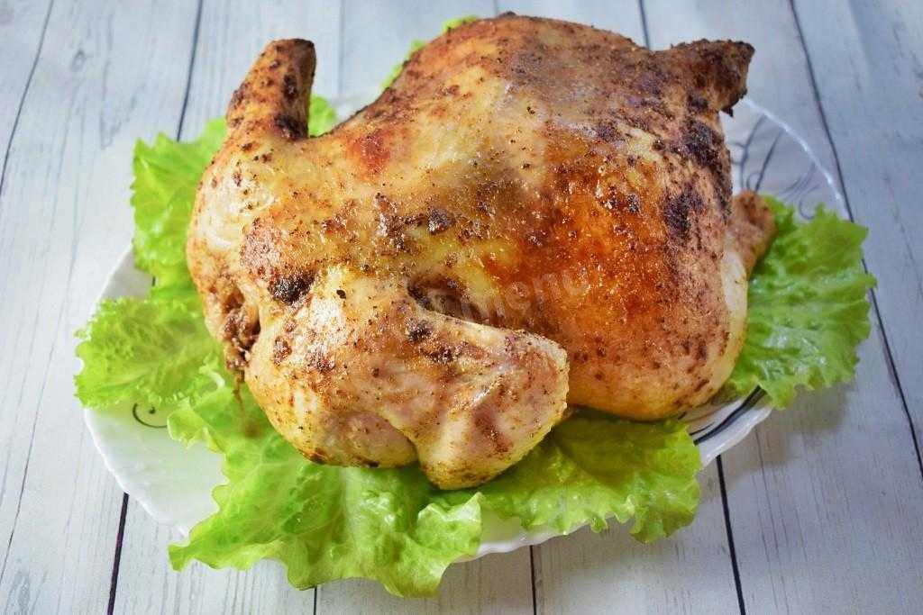 Курица целиком в духовке с майонезом — пошаговый рецепт с фото
