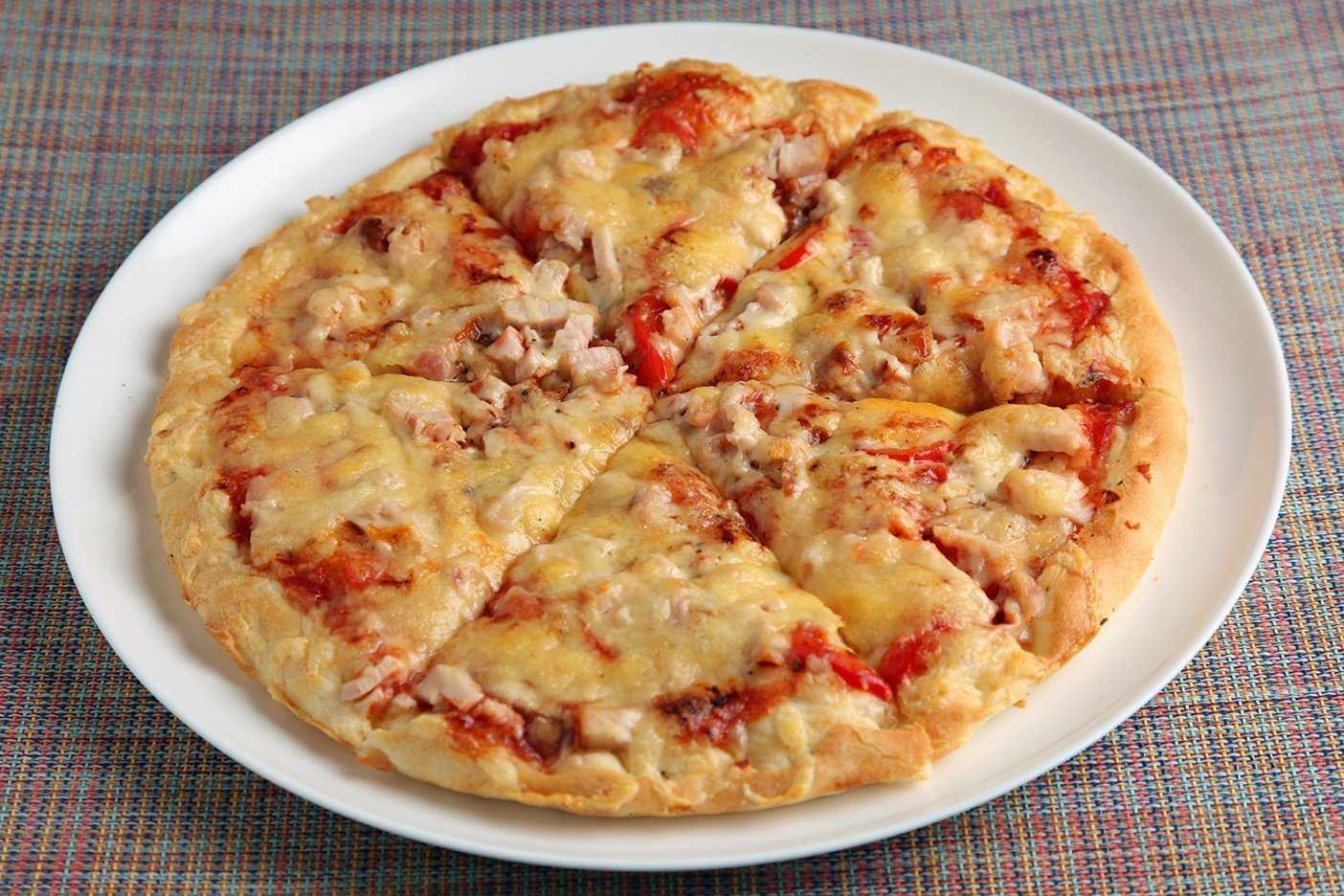 рецепт домашней пиццы с колбасой сыром и помидорами и грибами фото 111