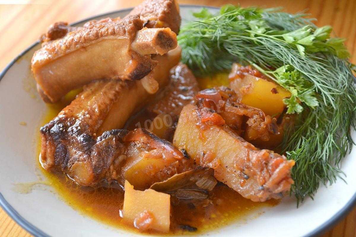 Свиные ребрышки рецепт на сковороде — вкусные рецепты жареных ребрышек