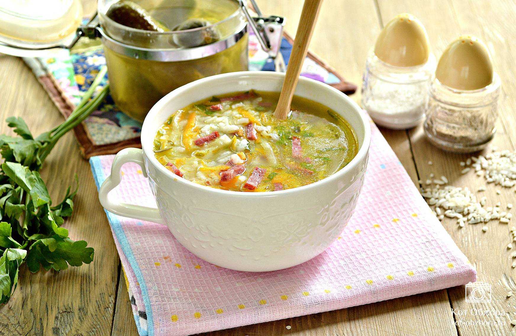 Рассольник на курином бульоне - бюджетный суп с дорогим вкусом: рецепт с фото и видео