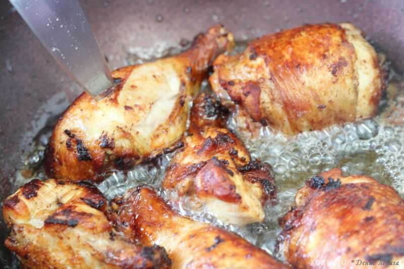 Куриные ножки в соевом соусе на сковороде - 6 пошаговых фото в рецепте